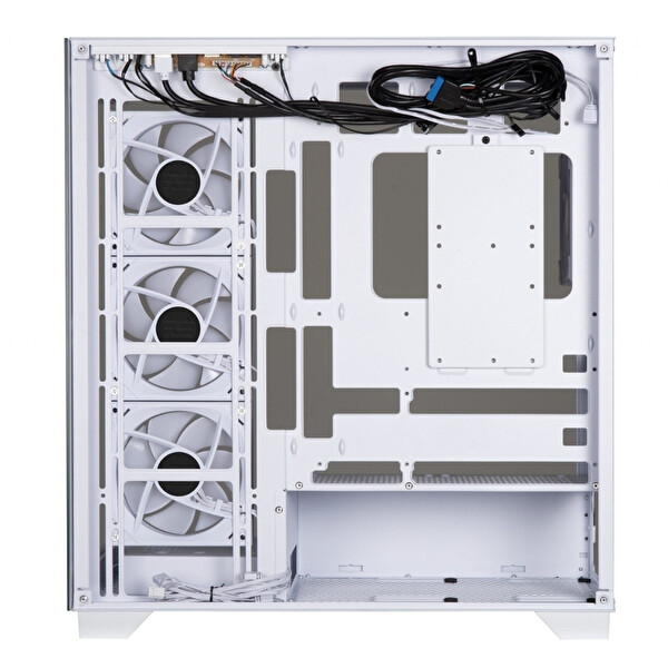 BitFenix Ceto Premium White 850W 80+ Bronze PSU 4x120 MM ARGB Fan ATX Temperli Cam Beyaz Gaming (Oyun