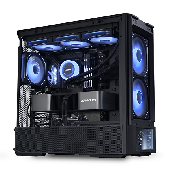 Lian Li Lancool (G99.LAN207DX.00) 207 Digital Siyah Mid-Tower ATX Kasa