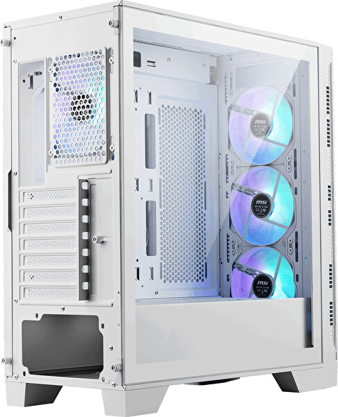 MSI MAG Forge M320R Airflow White 3x120 MM ARGB Fan USB 3.2 ATX Mid-Tower Beyaz Gaming (Oyuncu) Kasa