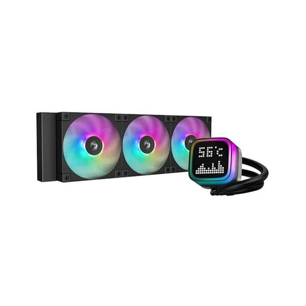 DeepCool LP360 PRO R-LP360-BKMSNC-G-1 360 MM ARGB with Matrix Display Liquid Cooler Black