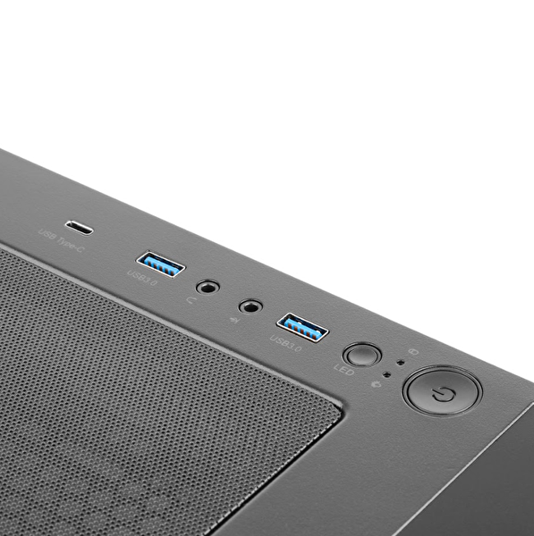 Green Griffin G6 ARGB Gaming Bilgisayar Kasası (2×200mm + 1×120mm Fan Type-C Kumandalı) – 600W 80+ Bronze PSU Dahil