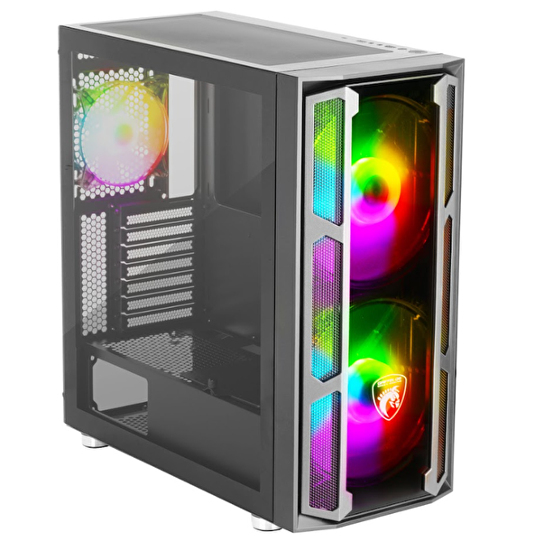 Green Griffin G6 ARGB Gaming Bilgisayar Kasası (2×200mm + 1×120mm Fan Type-C Kumandalı) – 800W 80+ Bronze PSU Dahil