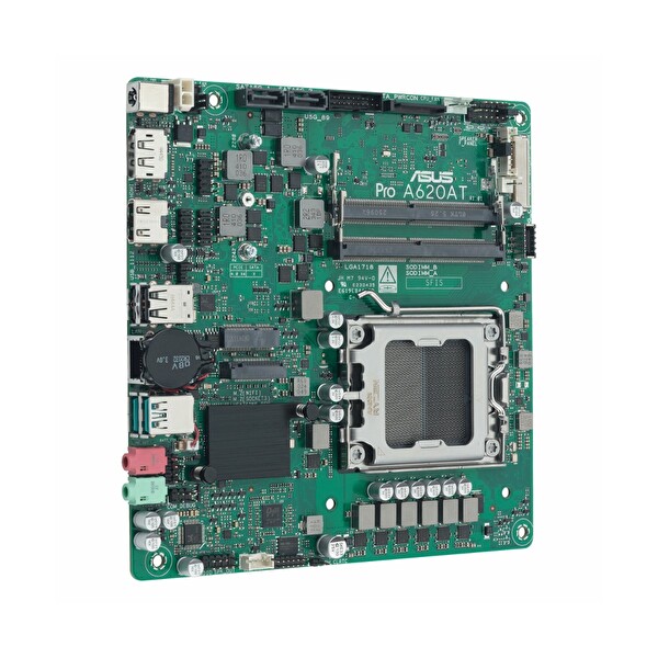 Asus Pro A620AT-CSM DDR5 4800 MHz OC M.2 HDMI/DP PCIe 4.0 AM5 mITX Anakart