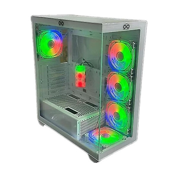 Aztech AZT101-W USB 3.0 RGB ATX Mid Tower Beyaz Kasa