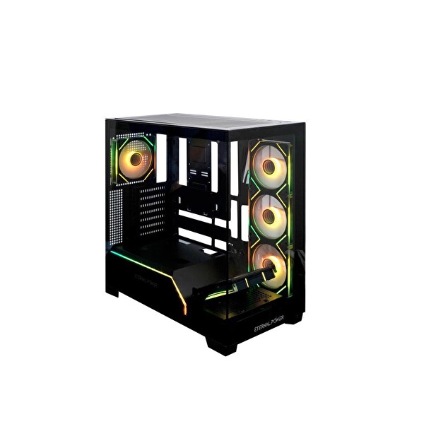 Eternal Power Pro X Tank Siyah Oyuncu Kasası + 650W Güç Kaynağı (X EP65)