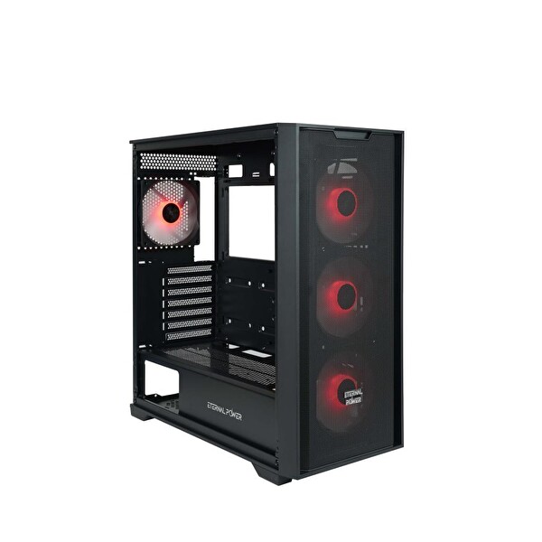 Eternal Power Pro X Mesh 2 Siyah Oyuncu Kasası + 650W Güç Kaynağı (X EP65)