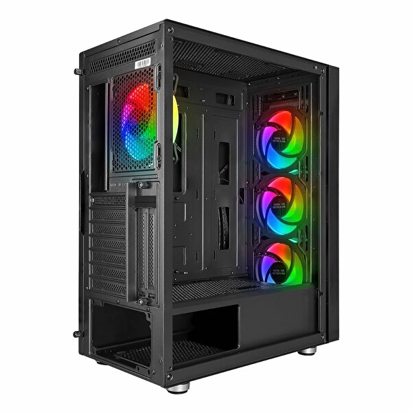 Power Boost VK-G3506S USB 3.2 ARGB ATX Mid Tower Siyah Kasa