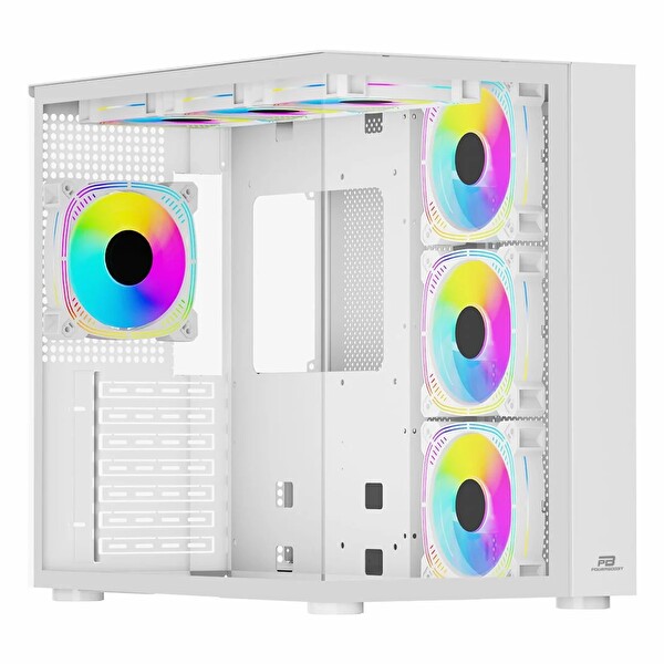 Power Boost PB-SS02W USB 3.2 ARGB ATX Mid Tower Beyaz Kasa