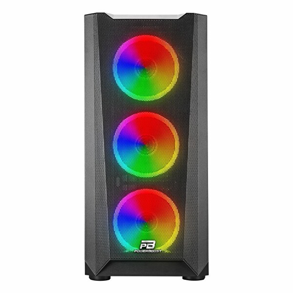 Power Boost VK-W001B USB 3.2 ARGB ATX Mid Tower Siyah Kasa