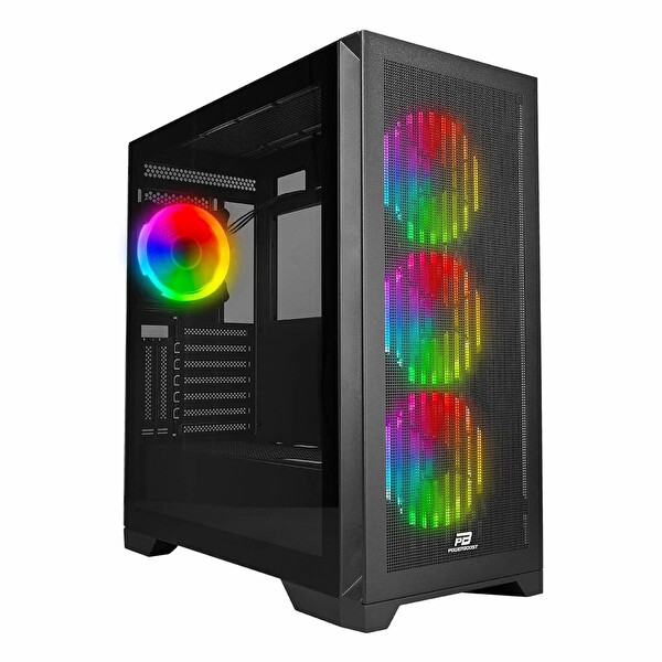 Power Boost VK-G4306S USB 3.2 ARGB eATX Mid Tower Siyah Kasa
