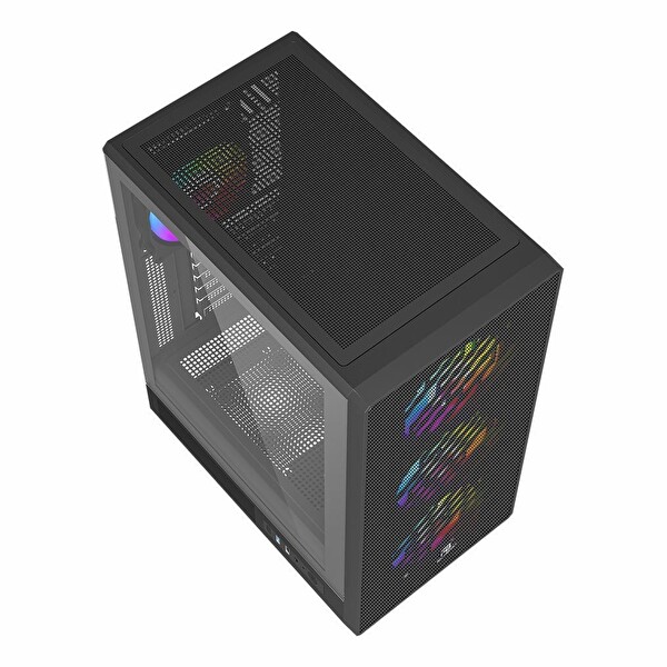 Power Boost PB-A600B 600W 80+ USB 3.2 LED ATX Mid Tower Siyah Kasa