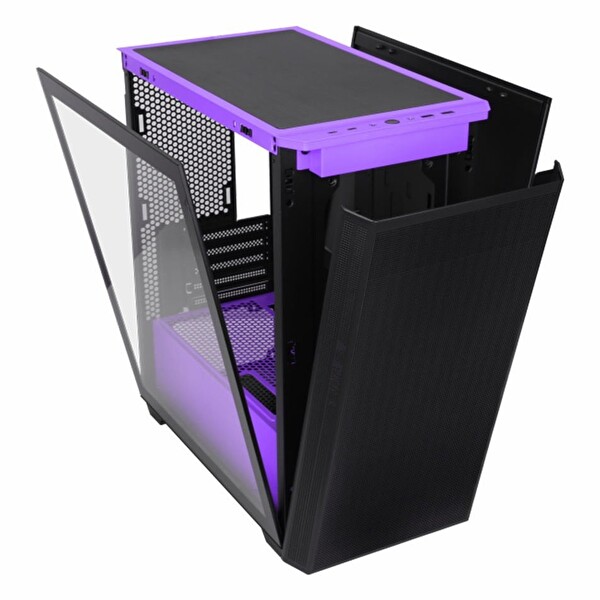 Power Boost PB-P2252BP USB 3.2 ARGB mATX Mid Tower Siyah Kasa