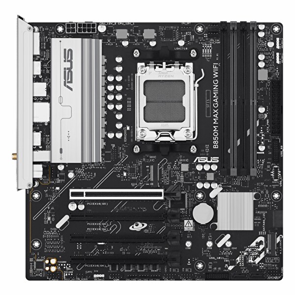 Asus B850M Max Gaming WiFi DDR5 8000 MHz OC M.2 HDMI/DP/USB-C PCIe 5.0 AM5 mATX Anakart