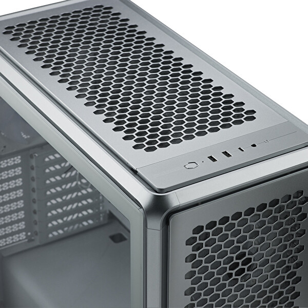Cooler Master MasterFrame 600TG MF600-KGNN-S00 3x140mm(Ön)-1x120mm(Arka) Fan Modüler ATX Alüminyum Bilgisayar Kasası