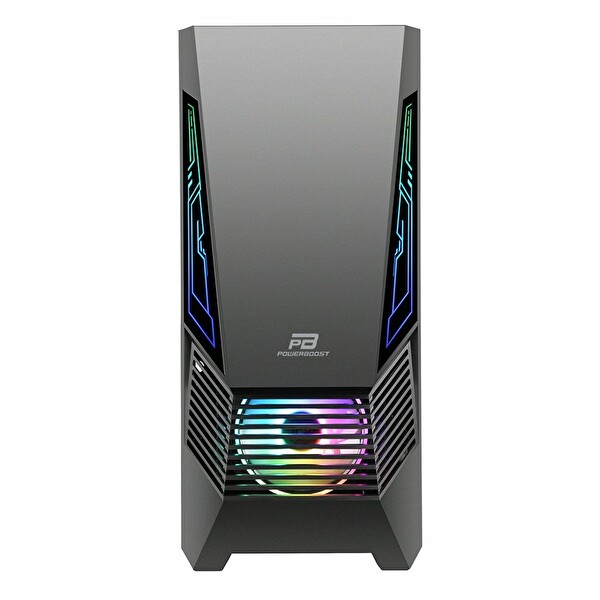 Power Boost VK-G2051S USB 3.2 ARGB ATX Mid Tower Siyah Kasa