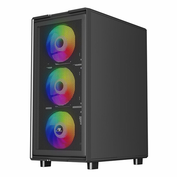 Power Boost PB-A601B 600W 80+ USB 3.2 LED ATX Mid Tower Siyah Kasa