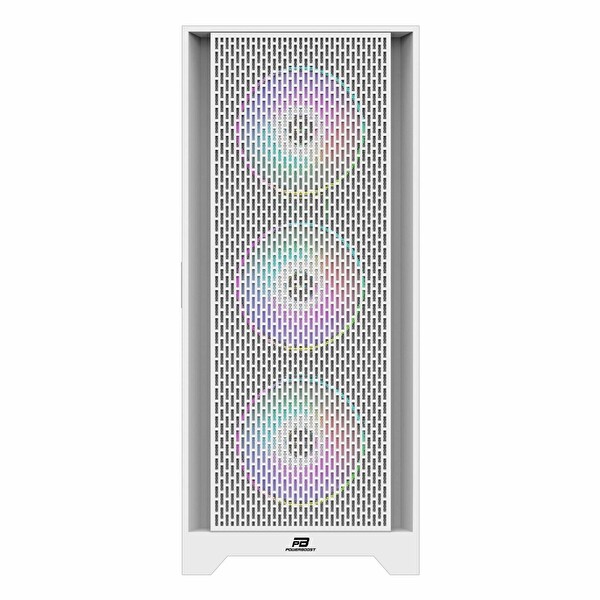 Power Boost PB-P1601BW USB 3.2 ARGB eATX Mid Tower Beyaz Kasa