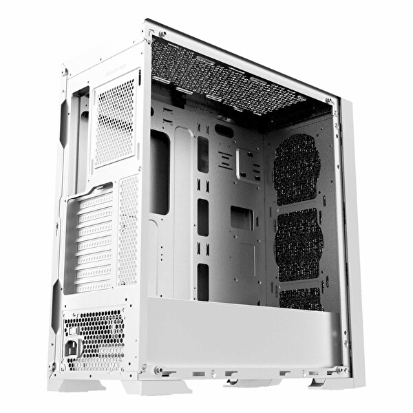 Power Boost PB-P1601BW USB 3.2 ARGB eATX Mid Tower Beyaz Kasa