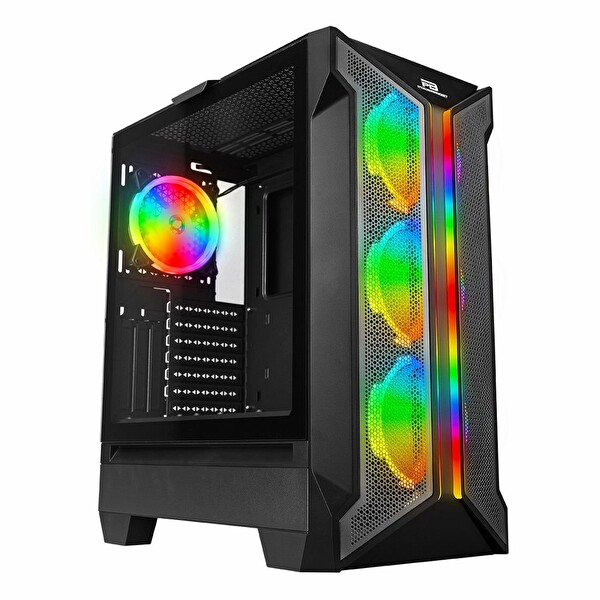 Power Boost VK-Z002B USB 3.2 ARGB eATX Mid Tower Siyah Kasa