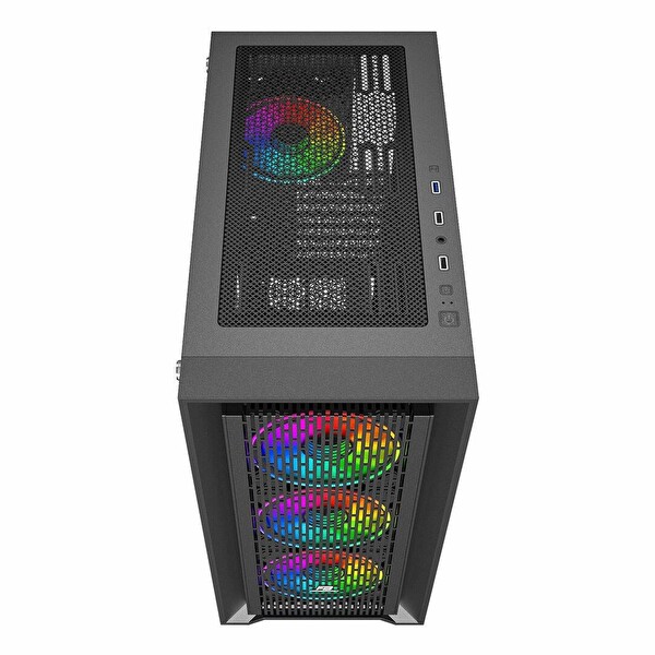 Power Boost PB-P705B 650W 80+ Bronz USB 3.2 ARGB ATX Mid Tower Siyah Kasa