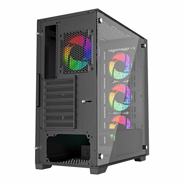 Power Boost PB-P705B 650W 80+ Bronz USB 3.2 ARGB ATX Mid Tower Siyah Kasa