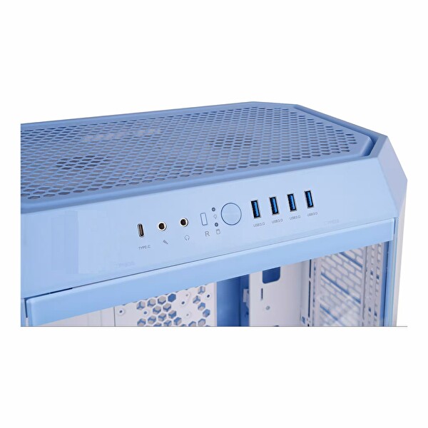 Thermaltake The Tower 600 USB 3.2 ATX Mid Tower Mavi Kasa