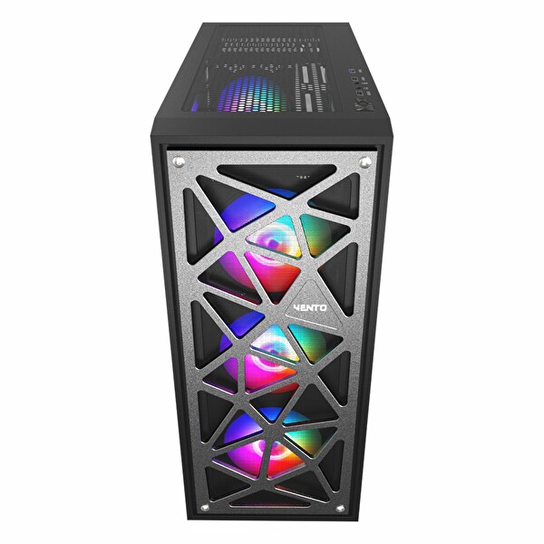 Vento VG12AL 850W 80+ Bronz USB 3.2 RGB eATX Mid Tower Siyah Kasa