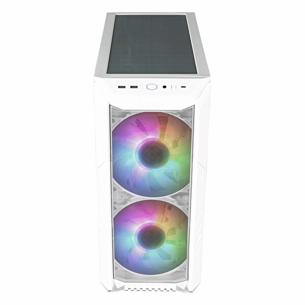 Cooler Master HAF 500 USB 3.2 ARGB eATX Mid Tower Beyaz Kasa