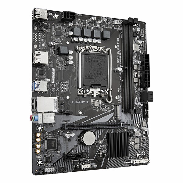 Gigabyte H610M K V2 DDR5 5600 MHz OC M.2 HDMI/DP PCIe 4.0 1700P mATX Anakart