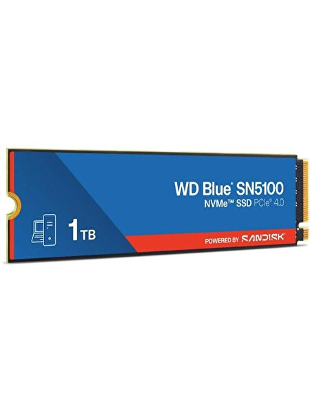 Sandisk WD Blue SN5100 1TB WDS100T5B0E 7100/6700MB/s PCIe Gen 4.0 M.2 2280 NVMe SSD