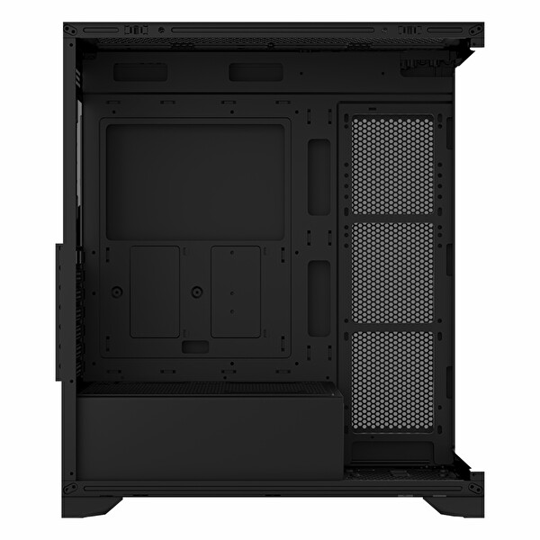 Vento VG4202FL FSP 850W GEN5 4x120 MM Rainbow RGB Fan USB 3.0 Temperli Cam Siyah Gaming Oyuncu Kasa