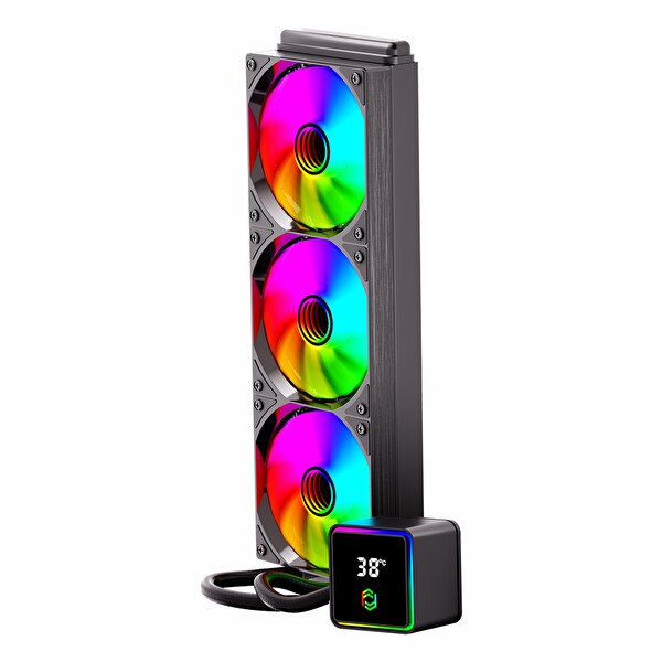 Frisby FCL-360B ARGB 360 MM AM5/1851P Siyah İşlemci Sıvı Soğutucu