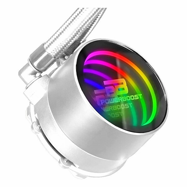 Power Boost Deep 240 ARGB 240 MM AM5/1700P Beyaz İşlemci Sıvı Soğutucu