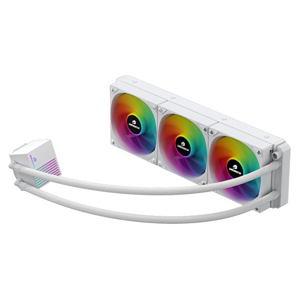 GameBooster PRIME P360W Rainbow GB-LCS-P360W 360MM Beyaz İşlemci Sıvı Soğutucu