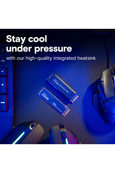 Crucial T710 CT2000T710SSD5 2 TB PCIe Gen5 NVMe M.2 Soğutuculu SSD