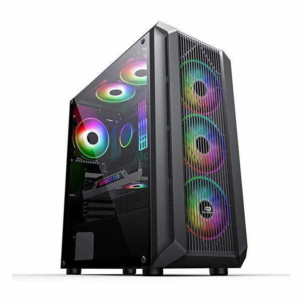 Power Boost PB-PH016BB USB 3.2 ARGB eATX Mid Tower Siyah Kasa