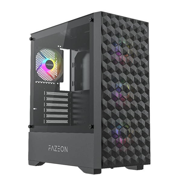 Fazeon F6 650W 80+ Bronze Tempered Glass Mesh 4x ARGB Fanlı USB 3.0 ATX Bilgisayar Kasası