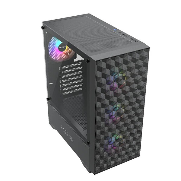 Fazeon F6 650W 80+ Bronze Tempered Glass Mesh 4x ARGB Fanlı USB 3.0 ATX Bilgisayar Kasası