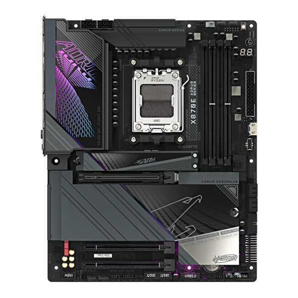Gigabyte X870E Aorus Master Soket AM5 DDR5 8600 OC ATX Gaming Anakart