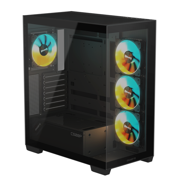 Gigabyte C500 GB-C500P ST Panoramic Stealth Glass USB 3.0 USB-C ATX Mid Tower Gaming Kasası