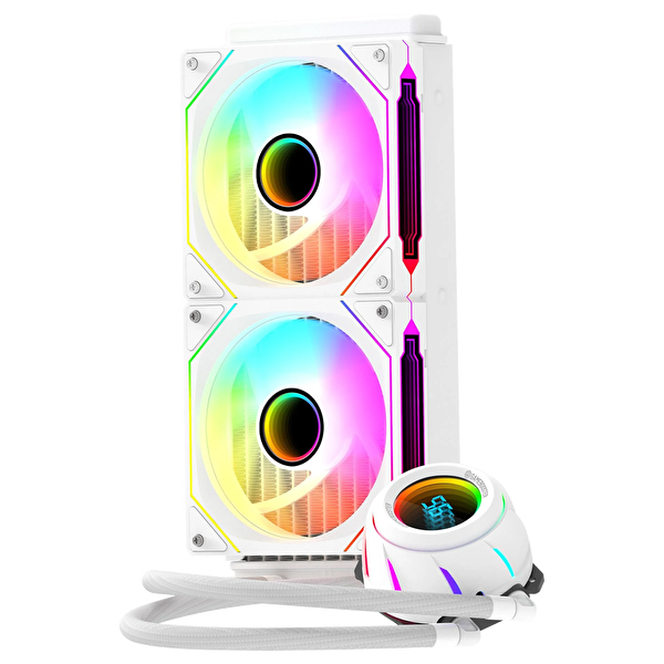 GameBooster BLADE 240W ARGB 240mm Beyaz İşlemci Sıvı Soğutucu GB-LCS-BL240W