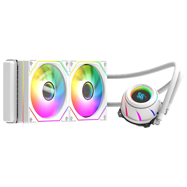 GameBooster BLADE 240W ARGB 240mm Beyaz İşlemci Sıvı Soğutucu GB-LCS-BL240W