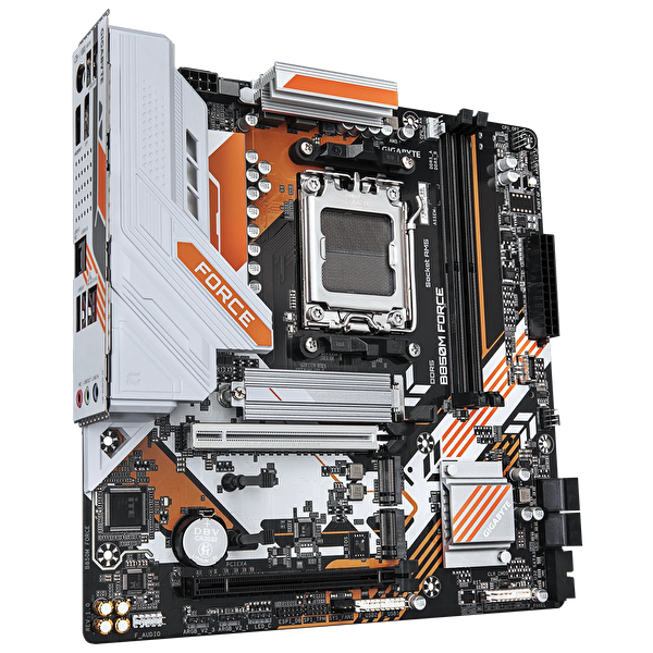 Gigabyte B850M Force DDR5 9600MHz (OC) M.2 HDMI DP Soket AM5 mATX Anakart