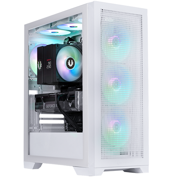 BitFenix MG953 BFC-MGB85WWGSW-4F 850W 80+ Bronze Temperli Cam FRGB USB 3.0 ATX Mid Tower Beyaz Bilgisayar Kasası