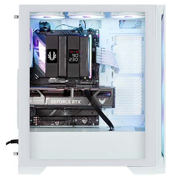 BitFenix MG953 BFC-MGB85WWGSW-4F 850W 80+ Bronze Temperli Cam FRGB USB 3.0 ATX Mid Tower Beyaz Bilgisayar Kasası