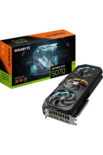 Gigabyte GeForce RTX 5070 GAMING OC 12G GDDR7 DLSS 4 192 Bit Ekran Kartı GV-N5070GAMING OC-12GD