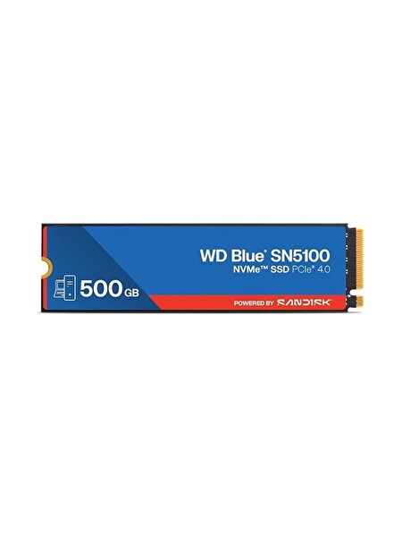 WD Blue SN5100 500 GB 6600 - 5600 MB/s PCIe 4.0 M.2 SSD WDS500G5B0E
