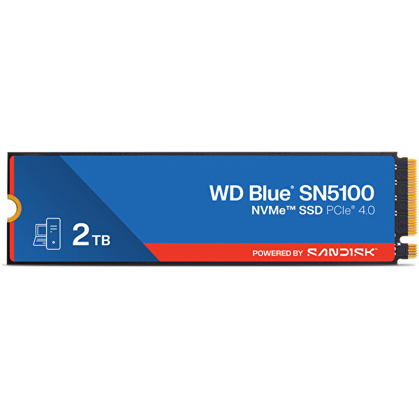 WD Blue SN5100 2 TB WDS200T5B0E 7100/6700MB/s PCIe Gen 4.0 M.2 2280 NVMe SSD