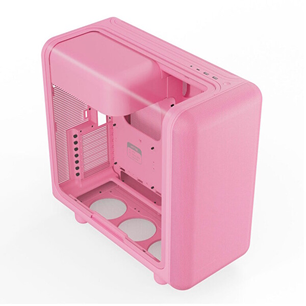 HYTE X50 Strawberry Milk Temperli Cam USB 3.2 ATX Mid Tower Gaming Kasa CS-HYTE-X50G-SM