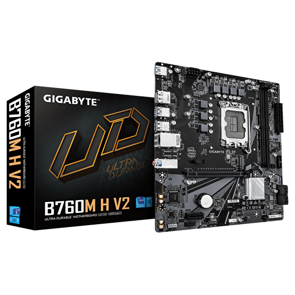 Gigabyte Intel LGA1700 MATX B760M H V2 Anakart